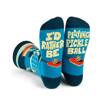 Pickleball Socks: The Real Dill Lavley Ziya Blue
