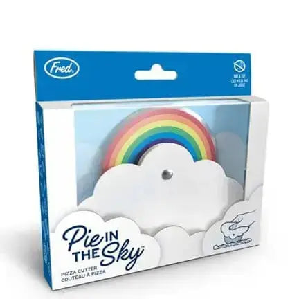 Pie In The Sky Pizza Cutter: Rainbow Kitchen Tool DAVID YOUNGSON & ASSOCIATES Ziya Blue