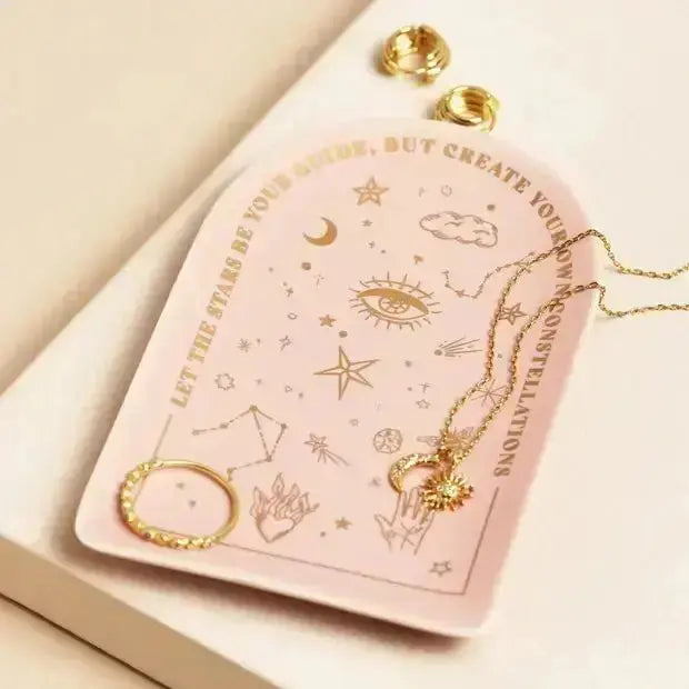 Pink Celestial Trinket Dish Lisa Angel Ziya Blue