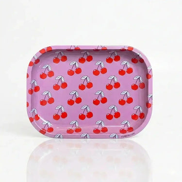 Pink Cherry Rolling Tray: Aesthetic Coquette Design Ziya Blue Ziya Blue