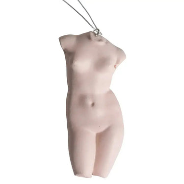 Pink Female Torso Ornament: Body Positive Art Decor McGowan & Rutherford Ltd Ziya Blue