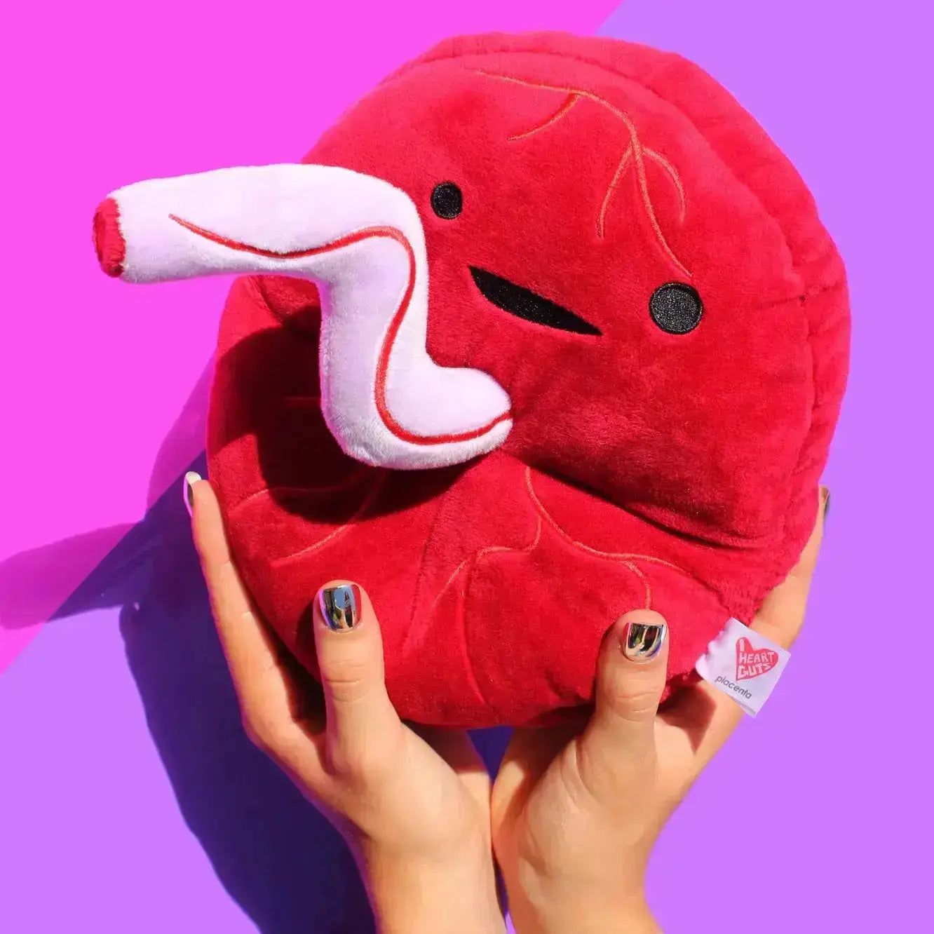 Placenta Plushie | Baby's First Roommate Stuffed Toy I Heart Guts Ziya Blue