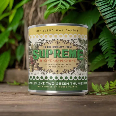 Plant Parent 16oz Candle: The "Supreme Botanist" Tribute 🌿🕯️ scents of accompliments Ziya Blue