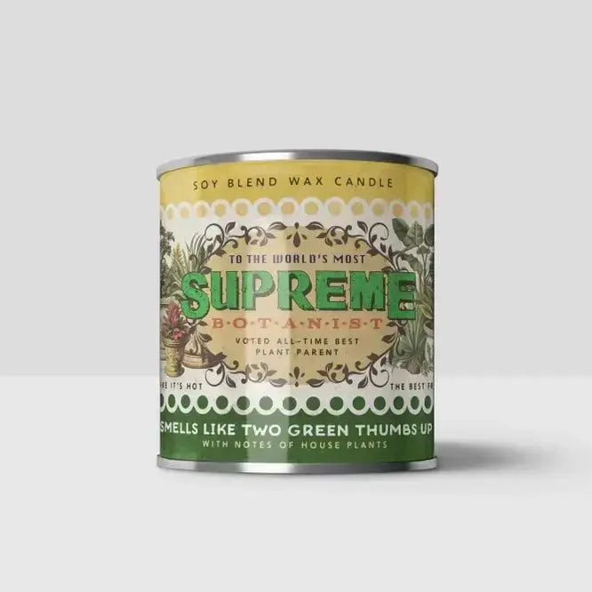 Plant Parent 16oz Candle: The "Supreme Botanist" Tribute 🌿🕯️ scents of accompliments Ziya Blue