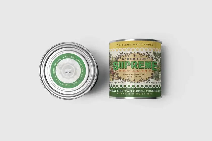 Plant Parent 16oz Candle: The "Supreme Botanist" Tribute 🌿🕯️ scents of accompliments Ziya Blue