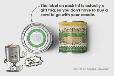 Plant Parent 16oz Candle: The "Supreme Botanist" Tribute 🌿🕯️ scents of accompliments Ziya Blue