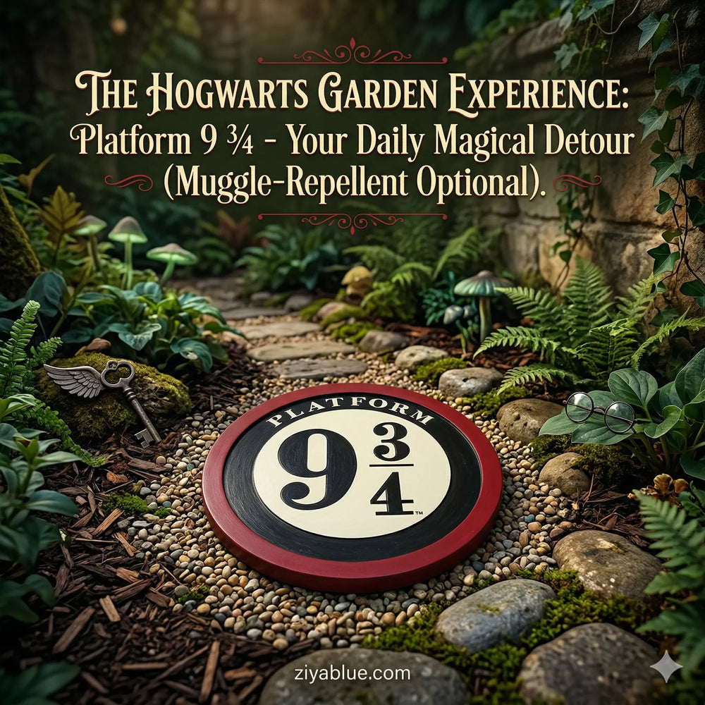 Platform 9 3/4 Stepping Stone: Step Into the Magic 🚂✨  Ziya Blue