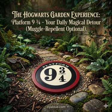 Platform 9 3/4 Stepping Stone: Step Into the Magic 🚂✨  Ziya Blue