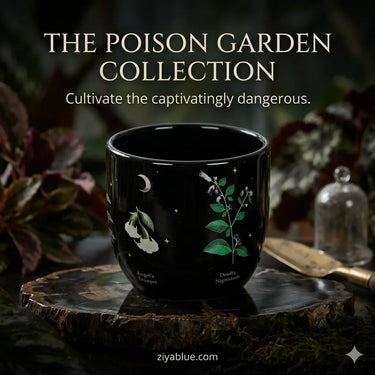 Poisonous Plants Plant Pot: Cultivate Your Forbidden Garden  Ziya Blue