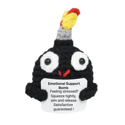 Positive F-Bomb Crochet Toy 💣✨ Ziya Blue Ziya Blue