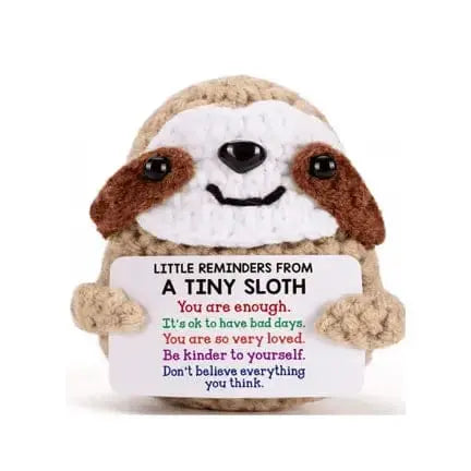 Positive Sloth Crochet Gift Ziya Blue Ziya Blue