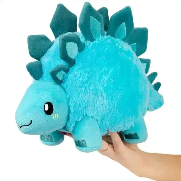 Prehistoric 11-Inch Mini Squishable Stegosaurus Plush Squishables Ziya Blue