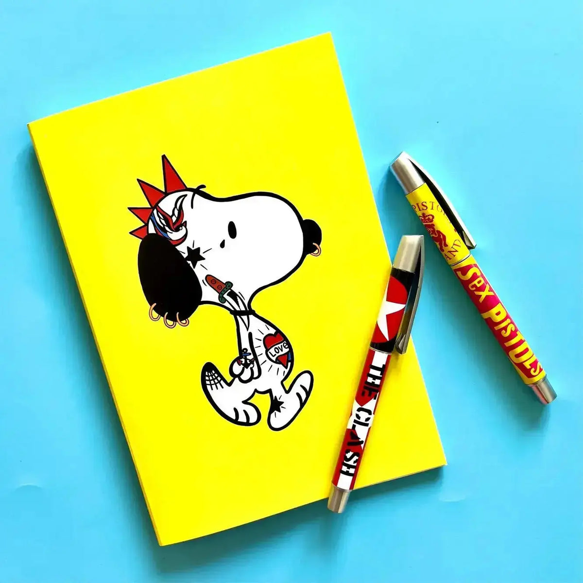 Punk Rock Notebook A5  Ziya Blue
