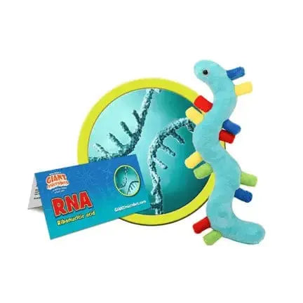 RNA Plush: Ribonucleic Acid Messenger Toy 🧬🔬✨ Giant Microbes Ziya Blue