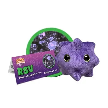 RSV Plush: The Only Respiratory Virus You’ll Want to Catch 🦠🧼 Giant Microbes Ziya Blue