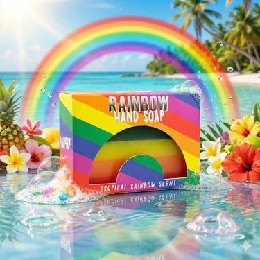 Rainbow Pride Soap - Take Pride in Your Cleanliness Gift Republic Ziya Blue