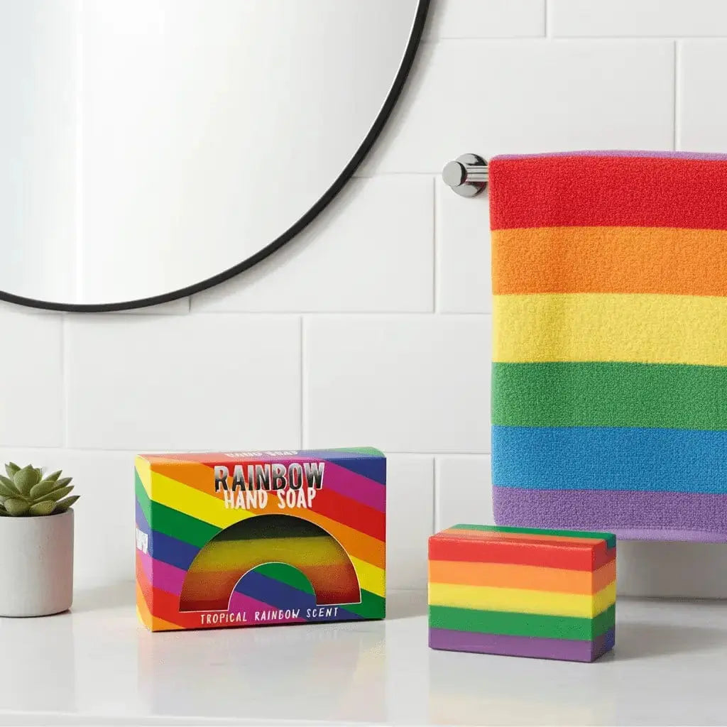 Rainbow Pride Soap - Take Pride in Your Cleanliness Gift Republic Ziya Blue