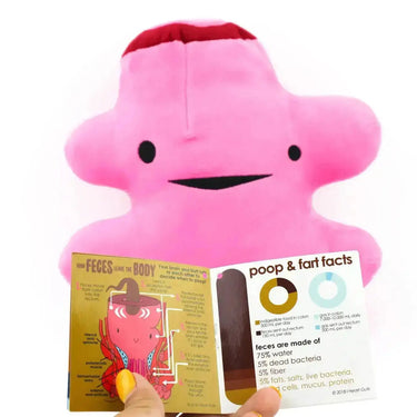 Rectum Plushie | Bringing Up The Rear Surgery Pillow I Heart Guts Ziya Blue