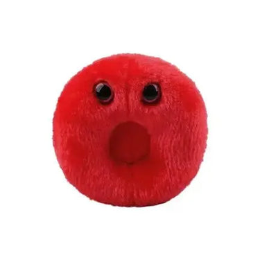 Red Blood Cell Plush Giant Microbes Ziya Blue