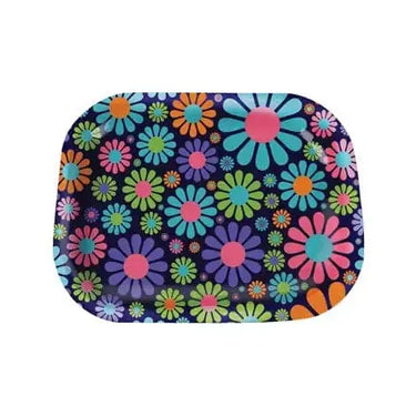 Retro Art Small Tray | 7" Rolling & Catch-All – Groovy Vibes Faire Ziya Blue