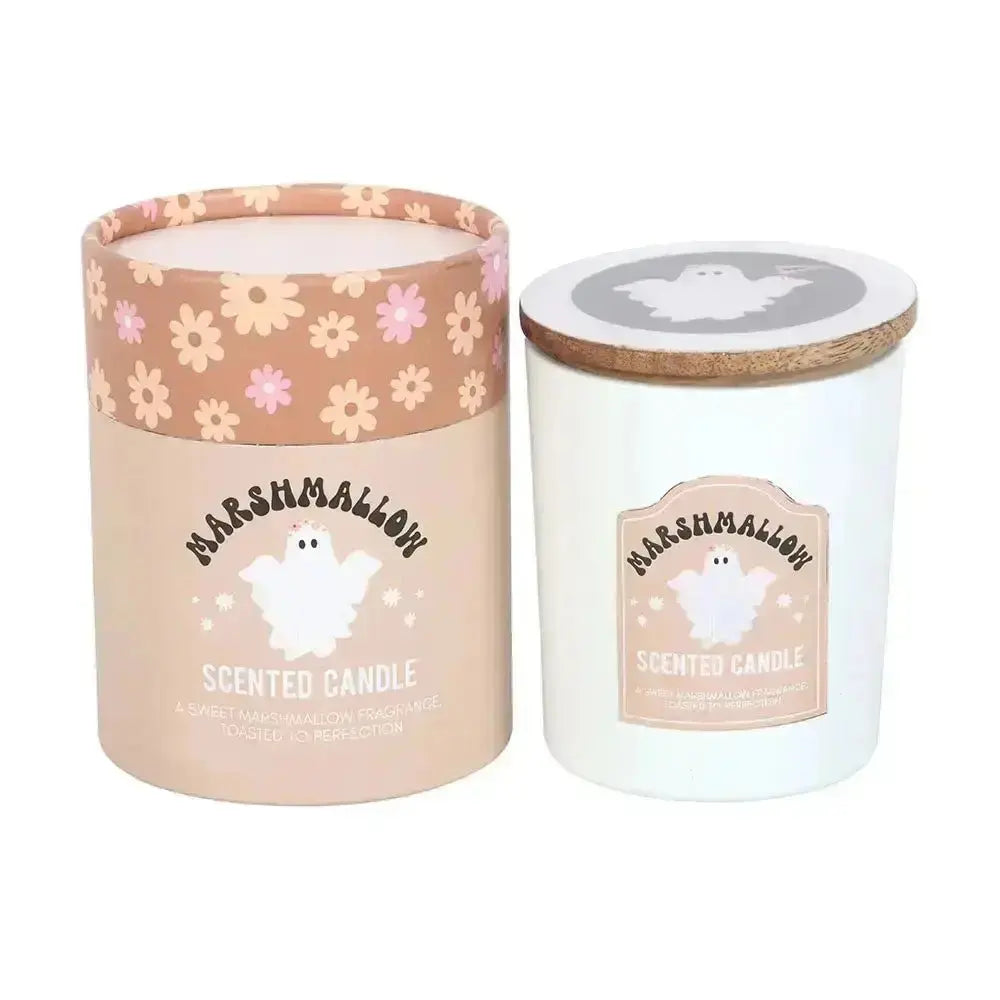 Retro Ghost Candle: The Toasted Marshmallow Vibe 👻🔥 Something Different Ziya Blue