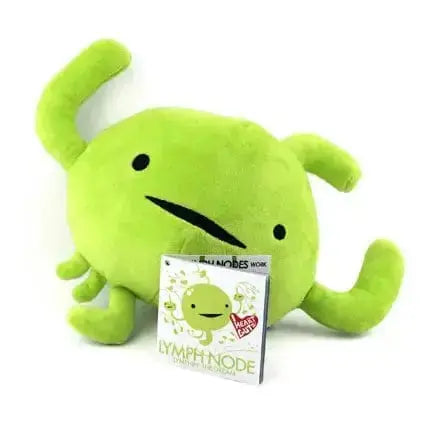 "Rock Your Antibody" I Heart Guts Lymph Node Plush I Heart Guts Ziya Blue