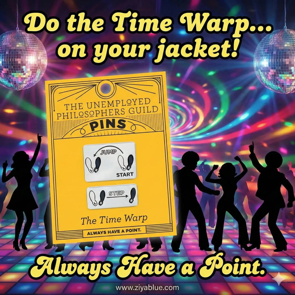 Rocky Horror Pin Set | 50th Anniversary Time Warp Unemployed Philosophers Guild Ziya Blue