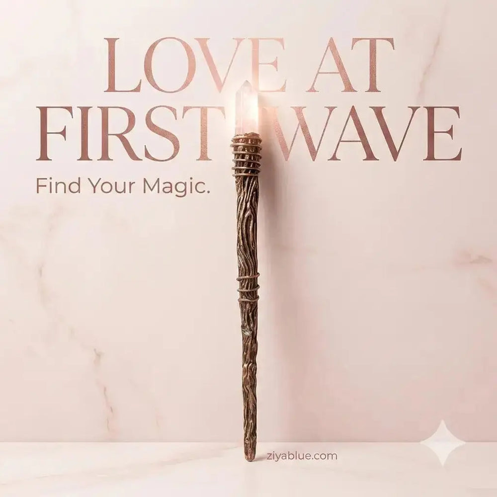 Rose Quartz Crystal Wand – The "Thin Romance" Heart Healer Something Different Ziya Blue