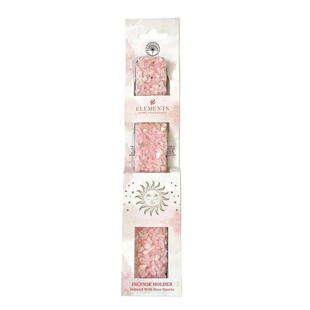 Rose Quartz Incense Burner (11") Designs by Deekay Inc. Ziya Blue