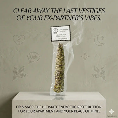 Sage Smudging Stick: Canadian Fir & Grounding Ritual  Ziya Blue