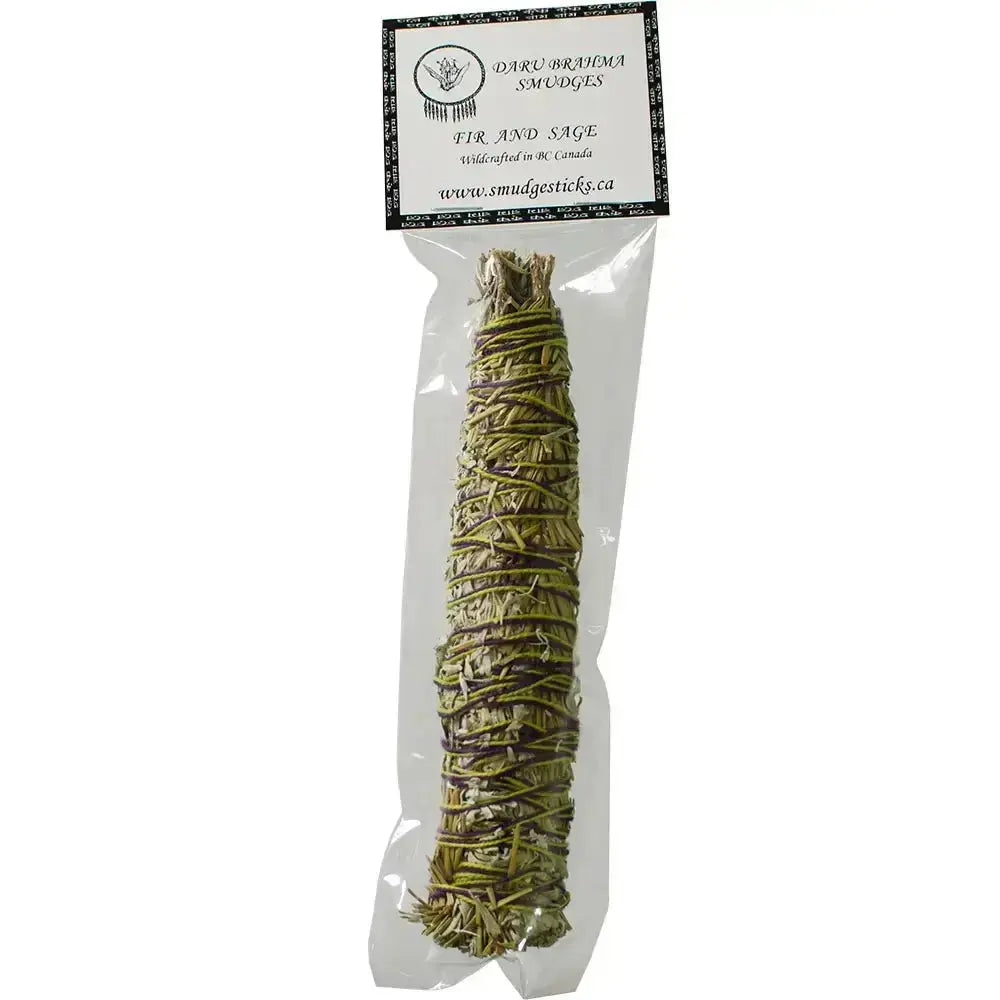 Sage Smudging Stick: Canadian Fir & Grounding Ritual  Ziya Blue