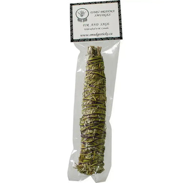 Sage Smudging Stick: Canadian Fir & Grounding Ritual Kheops International Ziya Blue