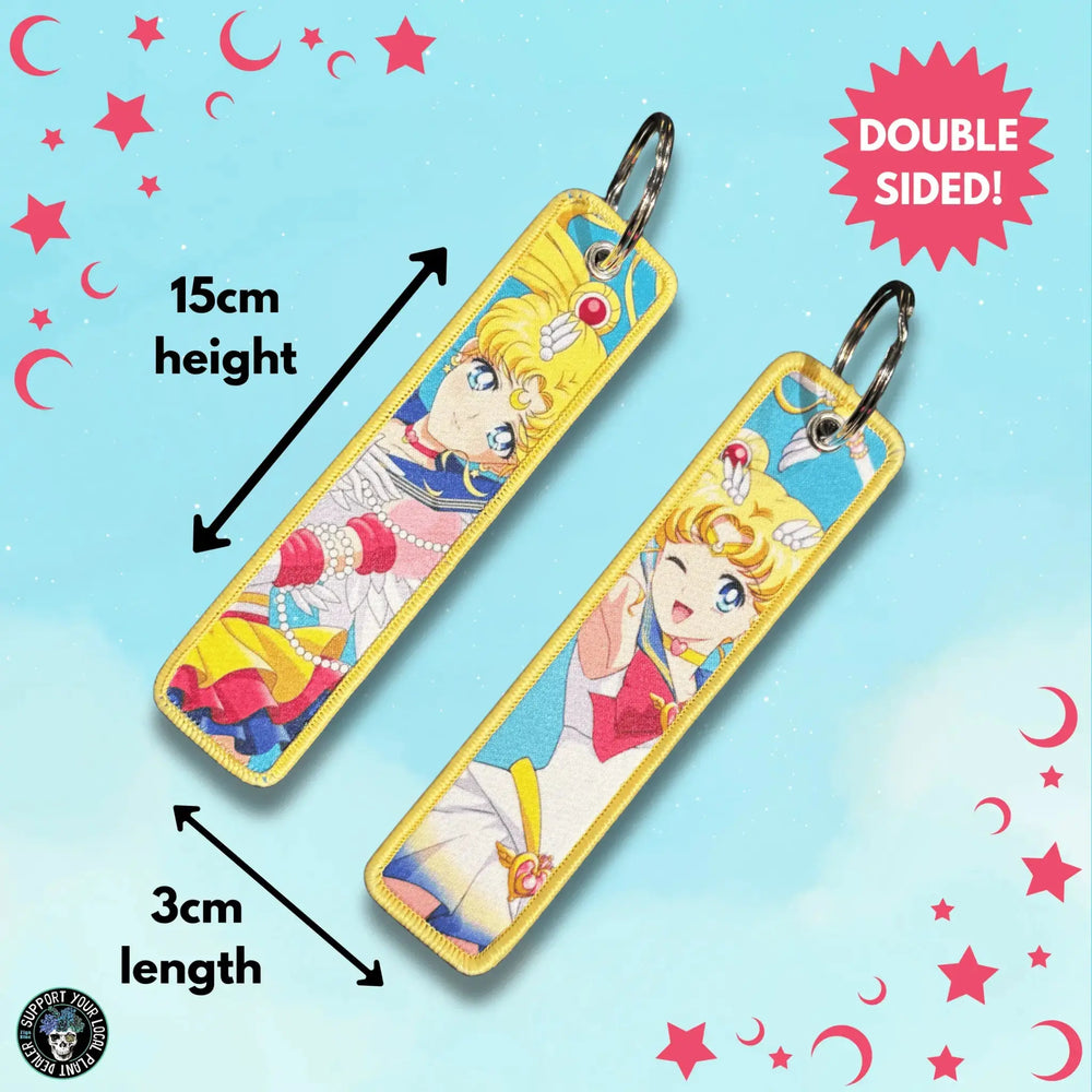 Sailor Moon Anime Keychain: Anime Gift Ziya Blue Ziya Blue