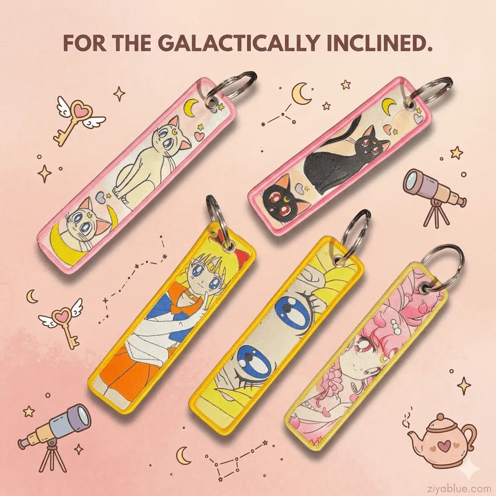 Sailor Moon Anime Keychain: Anime Gift Ziya Blue Ziya Blue