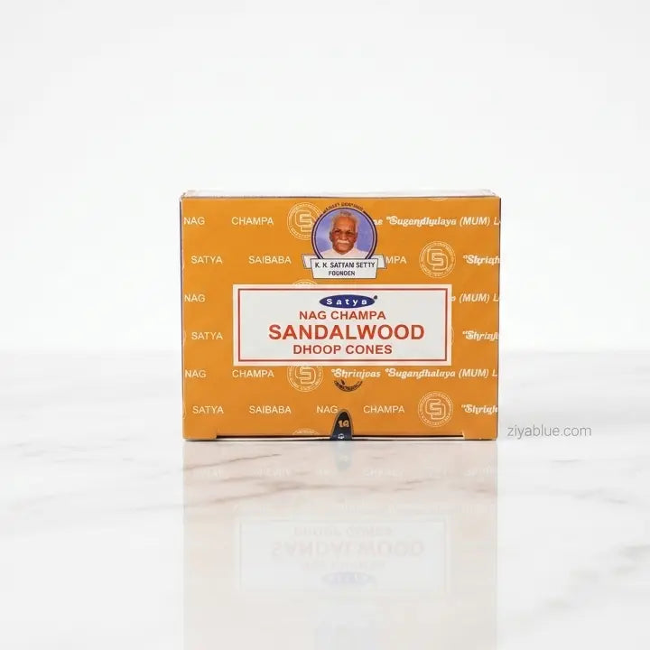 Sandalwood Dhoop Cones – The Scent of Sanity  Ziya Blue