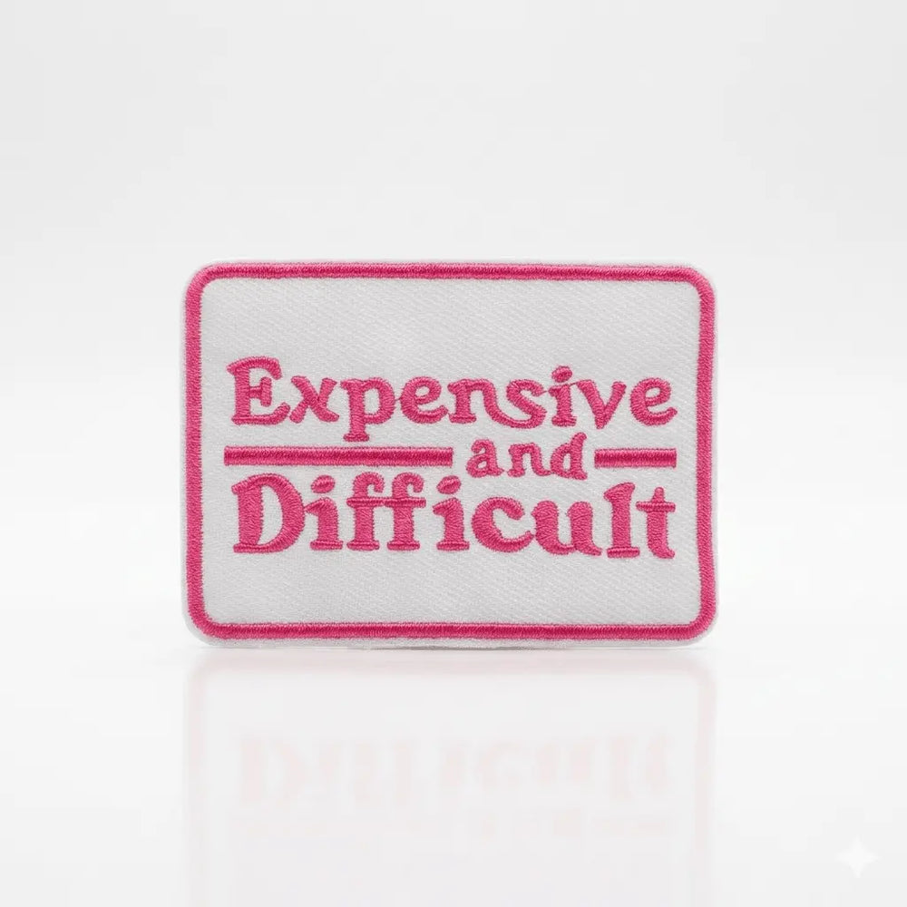 Sassy Iron-On Patch - Expensive and Difficult Ziya Blue Ziya Blue
