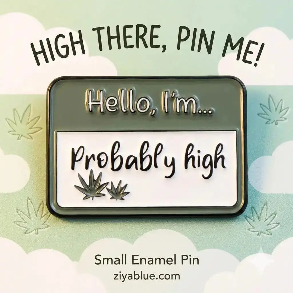 Sassy Name Tag Pin - Pin Your Mood Collection Ziya Blue Ziya Blue