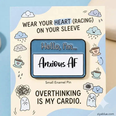 Sassy Name Tag Pin - Pin Your Mood Collection Ziya Blue Ziya Blue