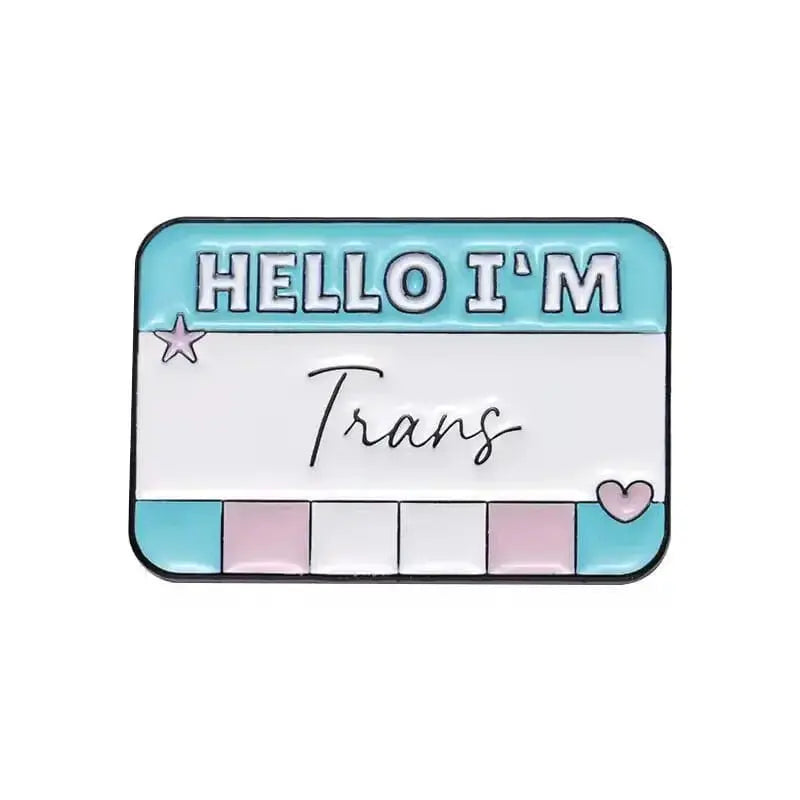Sassy Name Tag Pin - Pin Your Mood Collection Ziya Blue Ziya Blue