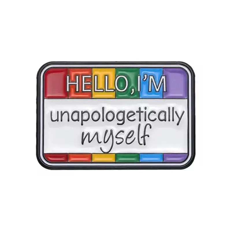 Sassy Name Tag Pin - Pin Your Mood Collection Ziya Blue Ziya Blue