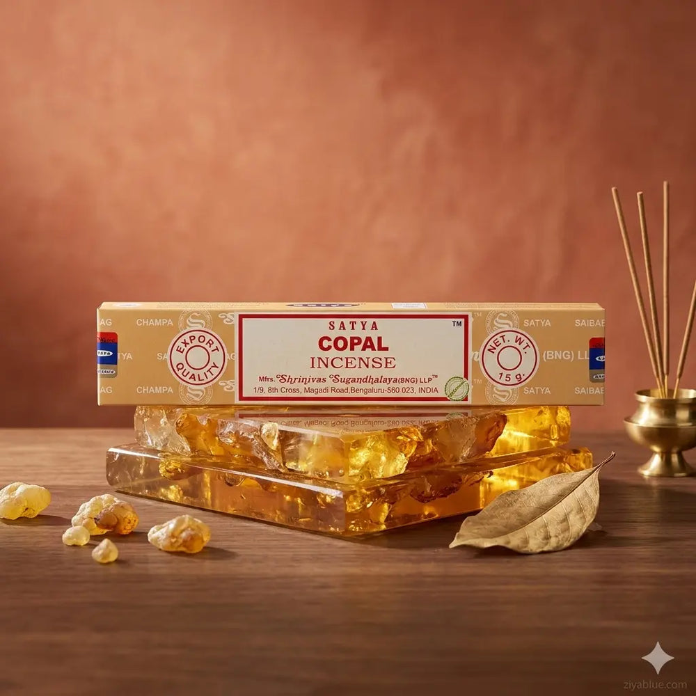 Satya Copal Incense Sticks (15g)  Ziya Blue