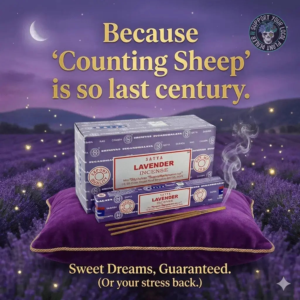 Satya English Lavender Incense Sticks (15g) Designs by Deekay Inc. Ziya Blue