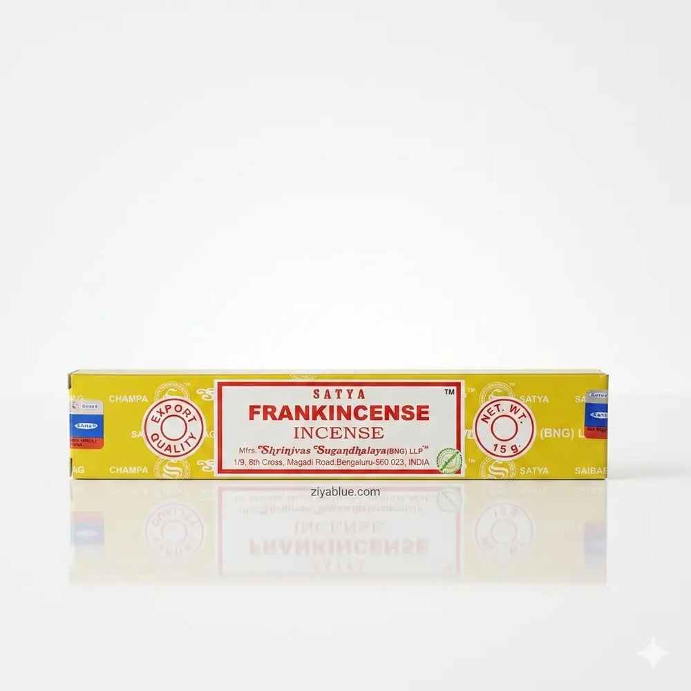 Satya Frankincense Incense Sticks (15g)  Ziya Blue