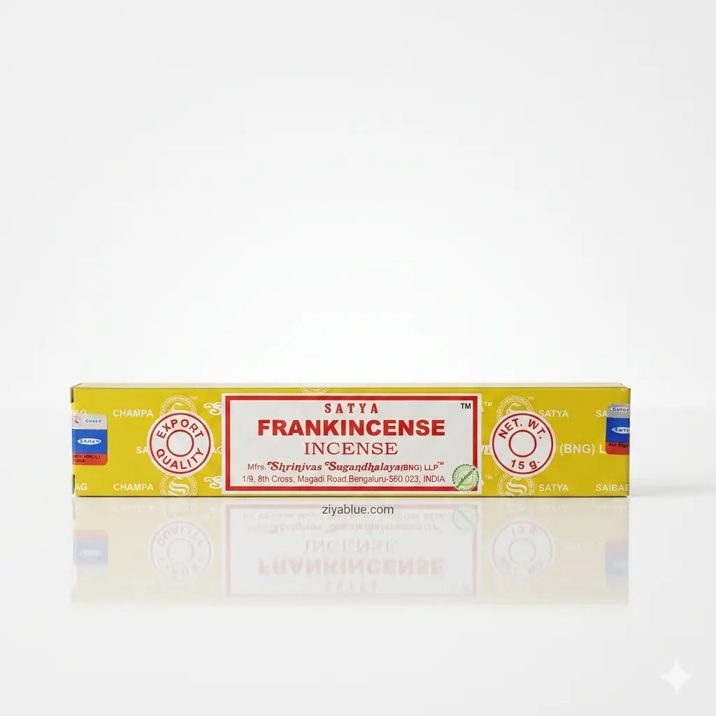 Satya Frankincense Incense Sticks (15g)  Ziya Blue