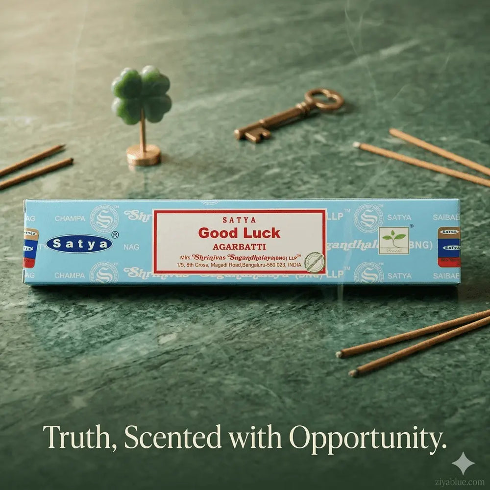 Satya Good Luck Incense Sticks (15g) Designs by Deekay Inc. Ziya Blue