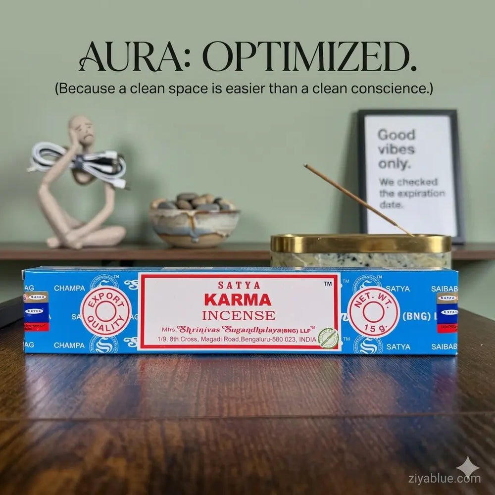 Satya Karma Incense Sticks (15 g.)  Ziya Blue