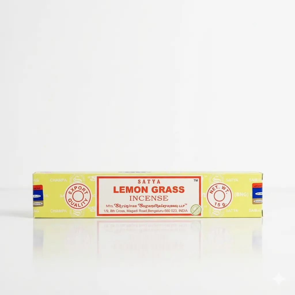 Satya Lemongrass Incense Sticks (15g)  Ziya Blue