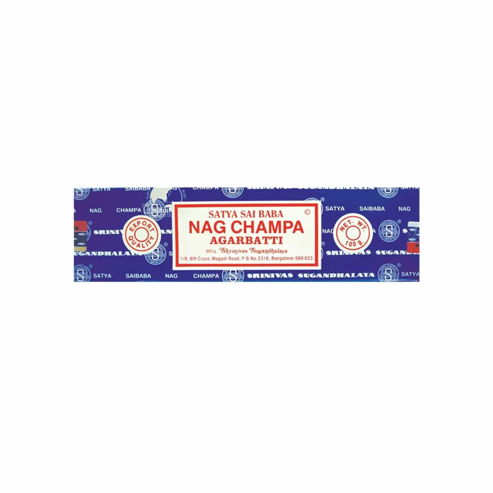 Satya Nag Champa Incense Sticks (100g): The Original Blue Box Designs by Deekay Inc. Ziya Blue