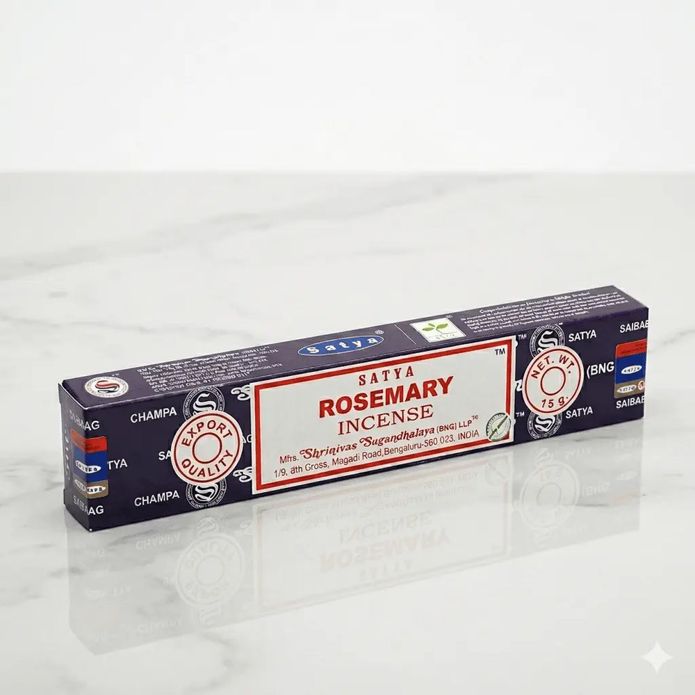 Satya Rosemary Incense Sticks (15g) Designs by Deekay Inc. Ziya Blue