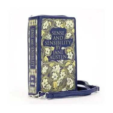 Sense and Sensibility Book Clutch – Jane Austen Purse COMECO INC Ziya Blue